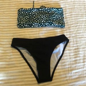 Bandeau swimsuit set